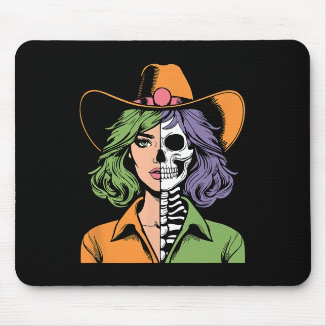 Skeleton Halloween Mousepad (Vorne)