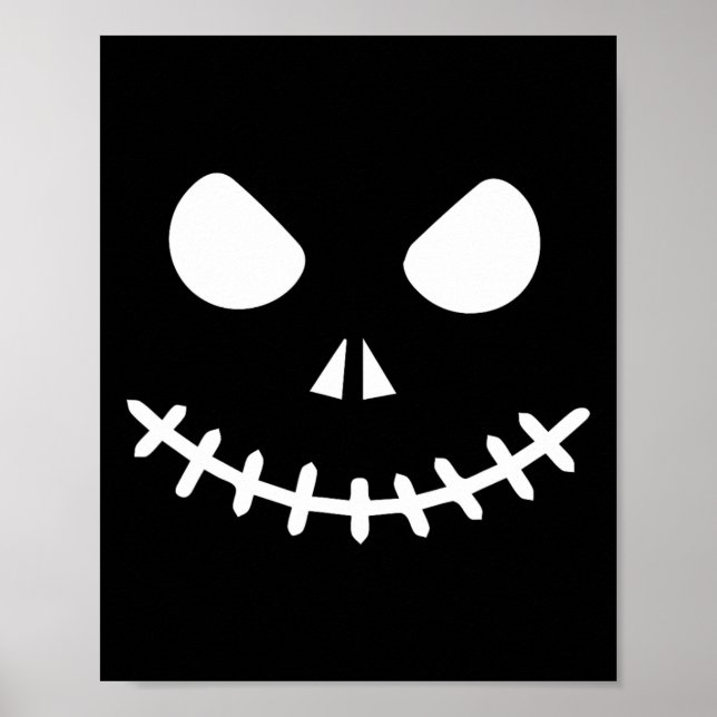 Skeleton Halloween Poster (Vorne)