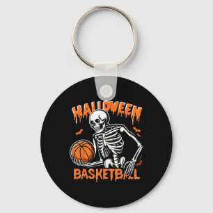Skeleton Halloween Trick oder Trete Schlüsselanhänger