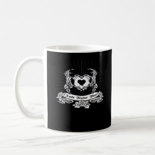 Skeleton Hand Design Classic Kaffeetasse (Links)