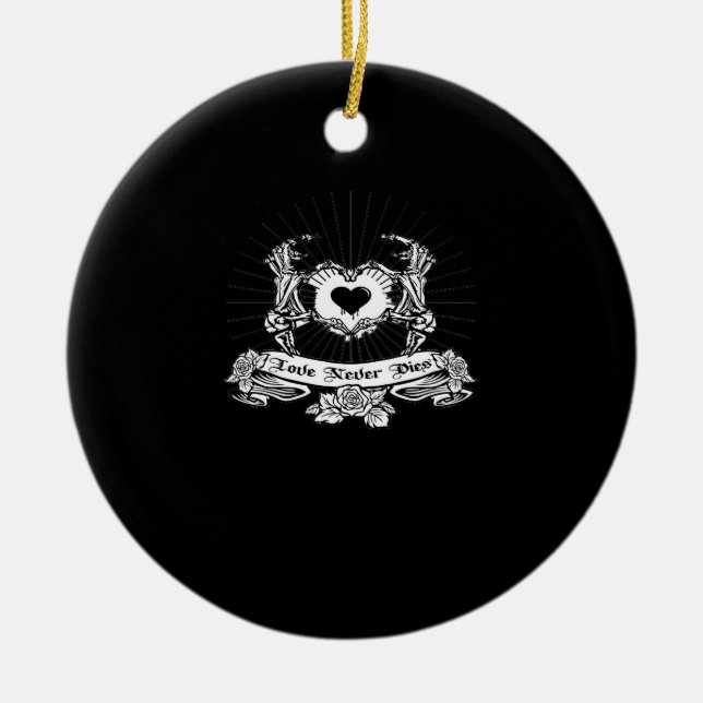 Skeleton Hand Design Classic Keramik Ornament (Vorne)