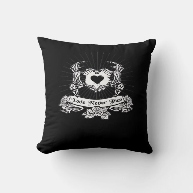 Skeleton Hand Design Classic Kissen (Vorderseite)