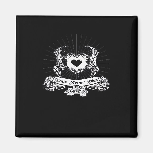 Skeleton Hand Design Classic Magnet (Vorne)