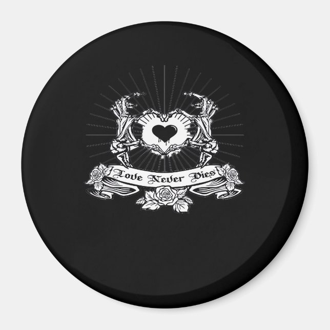 Skeleton Hand Design Classic Magnet (Vorne)