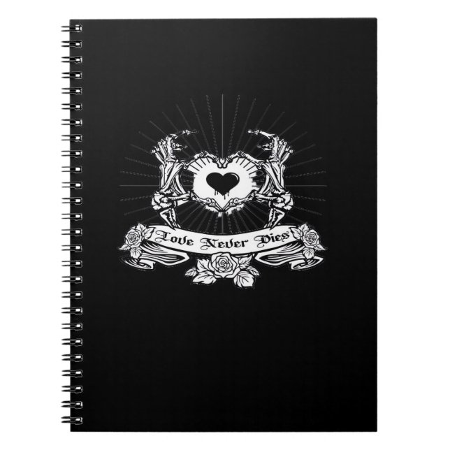 Skeleton Hand Design Classic Notizblock (Vorderseite)