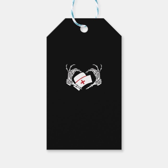 Skeleton Hand Heart Lazy Diy Halloween Kostüm Nur Geschenkanhänger (Vorderseite)