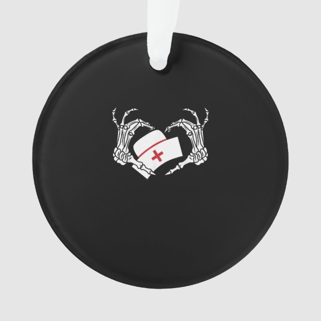 Skeleton Hand Heart Lazy Diy Halloween Kostüm Nur Ornament (Vorderseite)