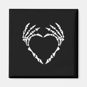 Skeleton Hand Heart Pocket Halloween Kostüm Funny Magnet