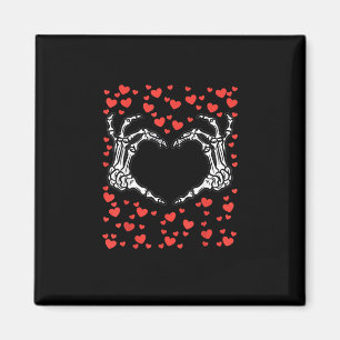Skeleton Hand Heart Valentinstag Funny Classic Magnet