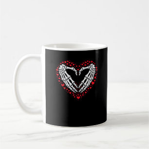 Skeleton Hand Heart Valentinstag Funny Couple Cu Kaffeetasse