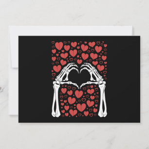 Skeleton Hand Heart Valentinstag Sonnenschein Lieb Dankeskarte