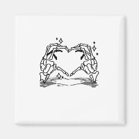 Skeleton Hand Herz Funny Design
