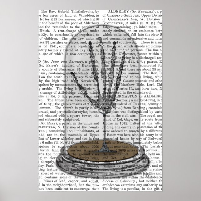 Skeleton Hand in Bell Jar Poster (Vorne)