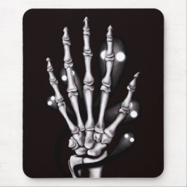 Skeleton Hand mit den gruseligen Geistern gotisch Mousepad