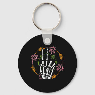 Skeleton Hand Peace Pocket Halloween Kostüme Männe Schlüsselanhänger