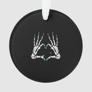 Skeleton Handklassisches Halloween Ornament