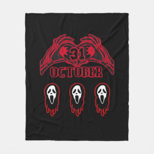 Skeleton Hands 31/10 Classic Fleecedecke