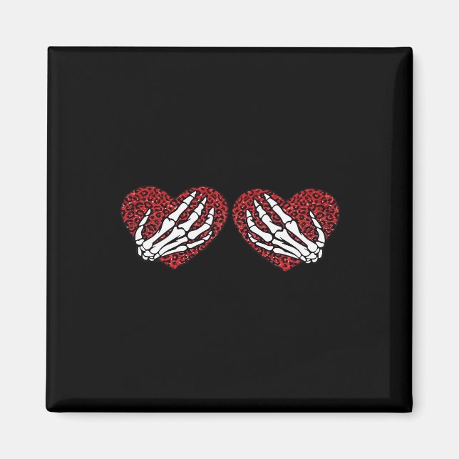 Skeleton Hands Classic Magnet (Vorne)