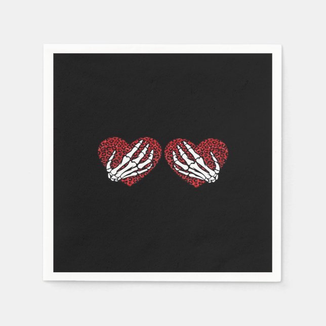 Skeleton Hands Classic Serviette (Vorderseite)