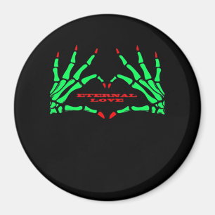 Skeleton Hands - Funny Halloween Magnet