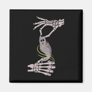 Skeleton Hands Ghost Spooky Halloween Magnet