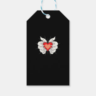 Skeleton Hands Heart Classic Geschenkanhänger