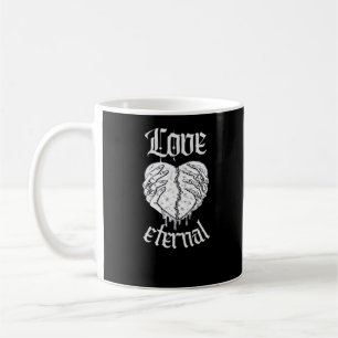 Skeleton Hands Heart Gothic Classic Kaffeetasse