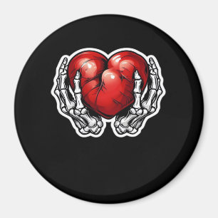 Skeleton Hands Hearts - Niedliches Halloween Magnet