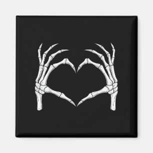 Skeleton Hands Herz Form Soky Halloween Liebe Cre Magnet