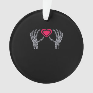 Skeleton Hands Herz Niedlich Ornament