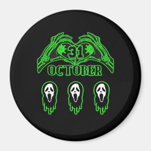 Skeleton Hands Klassisches Design Magnet