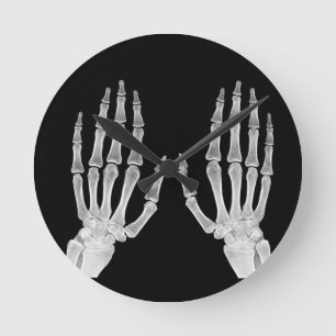 Skeleton Hands Xray Picture Human Anatomy photo  Runde Wanduhr