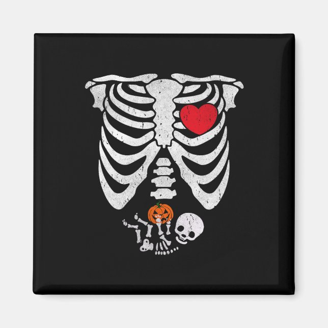 Skeleton Heart Halloween Kostüme von Magnet (Vorne)