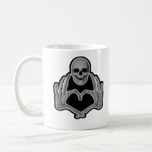 Skeleton Heart Hands Classic Kaffeetasse