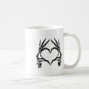 Skeleton Heart Hands - Halloween - Skeleton Hands Kaffeetasse