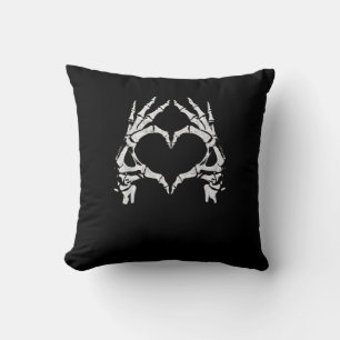 Skeleton Heart Hands - Halloween - Skeleton Hands Kissen