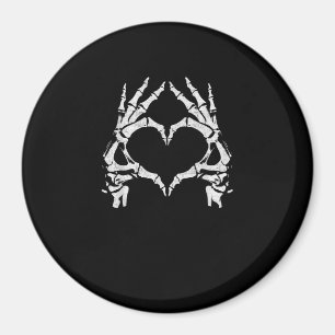 Skeleton Heart Hands - Halloween - Skeleton Hands Magnet