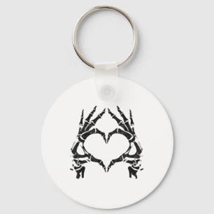 Skeleton Heart Hands - Halloween - Skeleton Hands Schlüsselanhänger