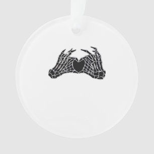 Skeleton Heart Hands - Klassisch Ornament