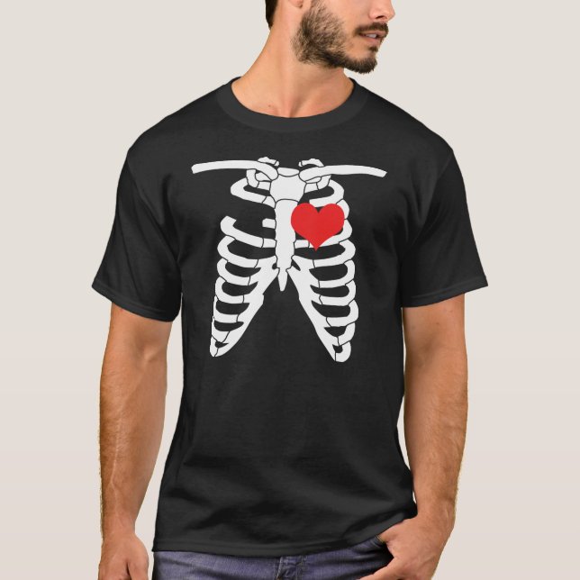 Skeleton Heart T - Shirt (Vorderseite)