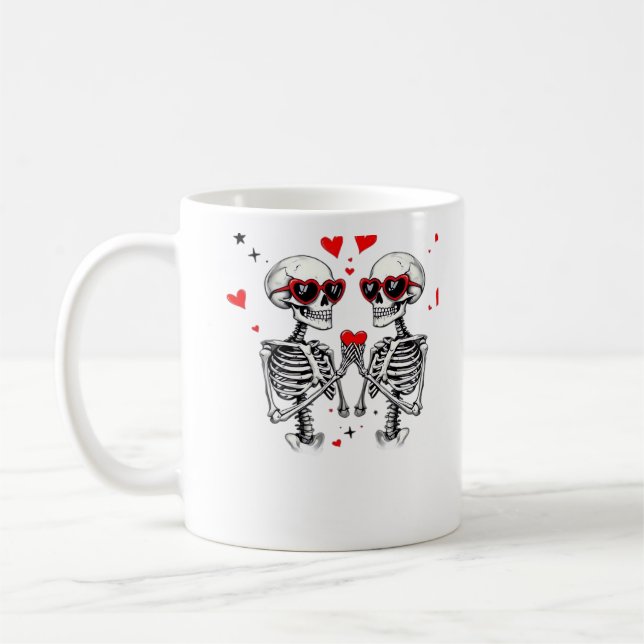 Skeleton Herz Hände für Trends Kaffeetasse (Links)