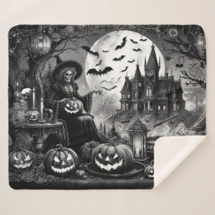 Skeleton Hexch Pumpkin Sherpadecke