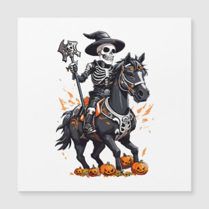Skeleton Horse Rider Magnetkarte