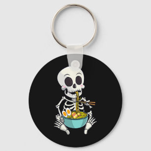 Skeleton Japanese Ramen Noodles Anime Halloween Co Schlüsselanhänger