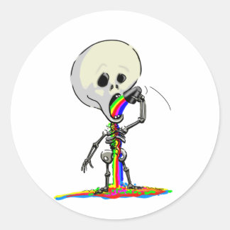 sKeLeToN JuiCe Runder Aufkleber