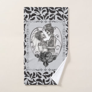 Skeleton Liebe Paare Ehetanz Badhandtuch Set
