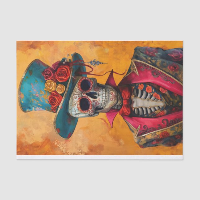 Skeleton Lyfe1 Seidenpapier (Vorderseite)