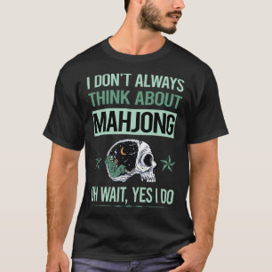 Skeleton Mahjong Majong Mah Jong Mah Jongg T-Shirt