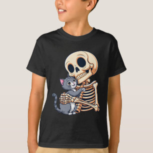 Skeleton mit Niedlichem Halloween-Kostüm Skul T-Shirt