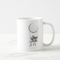 Skeleton Moon Band T-Shirts - Rock and Roll Konzer